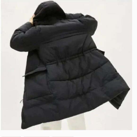 Everlane The ReNew Jacket Long Puffer Black NWT XS - Picture 5 of 8